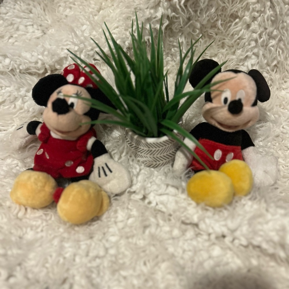 VINTAGE Disney Minnie & Mickey Mouse BUNDLE 8”